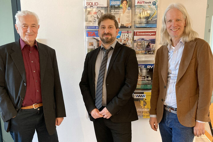 von links: Sebastian Kummer, Ludwig Fliesser, Hermann Knoflacher