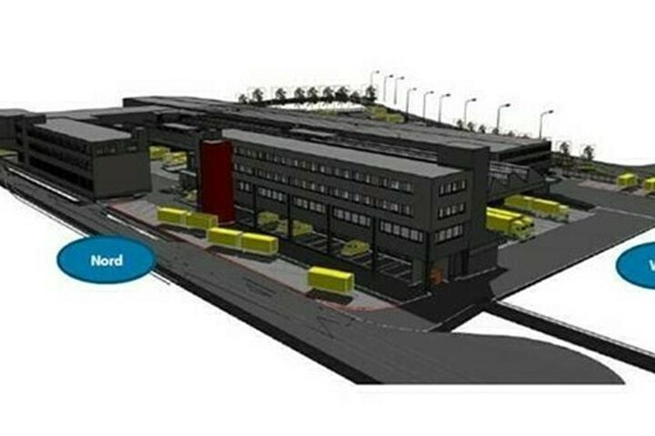 Schweizer Post Logistikzentrum