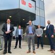 UTA Edenred-CEO Carsten Bettermann, Bernd Schnepel, Teamleader KAM & Channel Management bei UTA Edenred; Dr. Marc Zgaga, Vorstandsvorsitzender ServiCon; UTA Edenred Channel Partner Manager Lothar Fichte sowie Ernst Panse, Bereichsleiter Mitgliederservice ServiCon (v.l.)