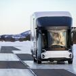 Volta Zero beim Kältetest in Schweden