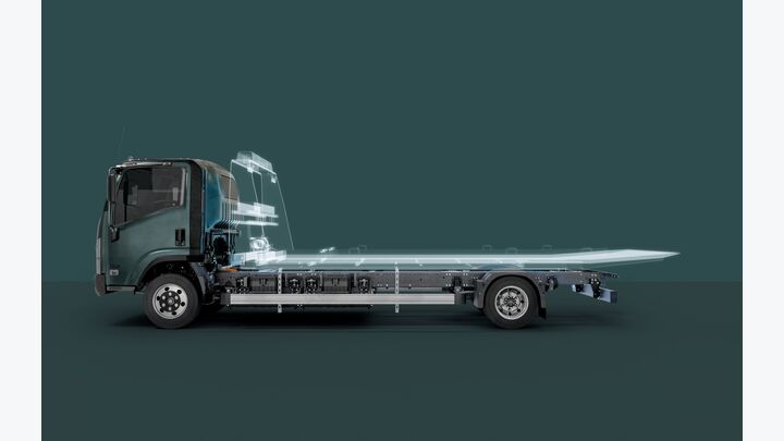Der BAX ist modular. Hier ein beispielhafter Einsatz als Fahrzeugtransporter