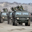 GAZ-233014 Tigr (Panzerfahrzeug-Parade)
April 9th rehearsal in Alabino of 2014 Victory Day Parade