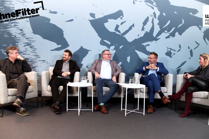 von rechts: Beatrice Schmidt, Rudolf Loidl, Thomas Pöll, Ludwig Fliesser, Klaus Paukovits