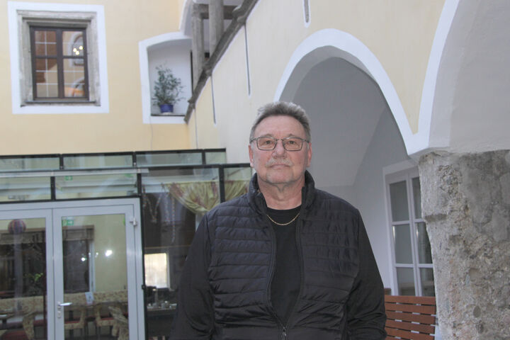 Erich Schwarz in Steyr, ehemaliger Vorsitzender des Betriebsrats bei MAN Steyr