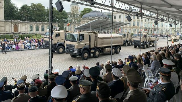 Parade zum belgischen Nationalfeiertag am 21. Juli 2022