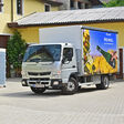 Fuso Canter am Hof von Weinbau Heinz
