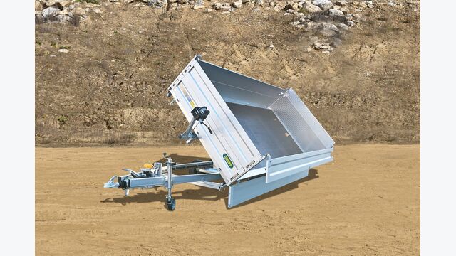 Unsinn Fahrzeugbau 
Maschinentransporter-Zweiseitenkipper Typ Duo
