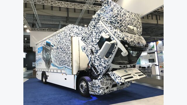 Wasserstoff-Lkw Prototyp