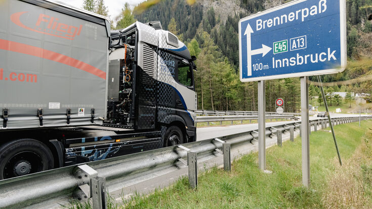 Mit Dem Wasserstoff-Lkw über Den Brenner | TRAKTUELL