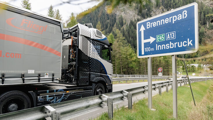 Daimler testet Wasserstoff-Lkw im Kundeneinsatz
