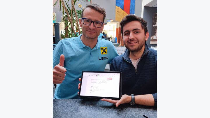 Davut Evsen mit Daniel Asch