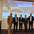 (v.l.) DI Gerhard Greiner (Alp.Lab), ﻿Dr. Thomas Kath, (WKÖ, Abteilung für Rechtspolitik), ﻿Dr. Andreas Eustacchio (Rechtsanwalt), ﻿ ﻿Ing. Michael Nikowitz, MSc.BSc (BMK), ﻿Dipl.-Ing. Manfred Harrer (ASFINAG), ﻿Mag. Franz Weinberger (Industriellenvereinigung)