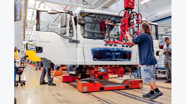 Die Ausrichtung des Werkes in Steyr bleibt bis auf die Fahrerhausrohbauten im Wesentlichen bestehen
