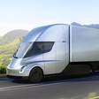 Entwurf des Tesla Semi Elektro-Trucks