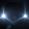 Daimler Sprinter Scheinwerfer im Dunkeln