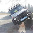 Mercedes G in Schräglage