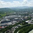 Luftbild des Werks Steyr in Oberösterreich