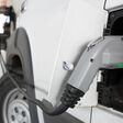 Elektro-Lkw E-Lkw Laden car equipment isolated machine industry tool industrial technology vehicle engine metal white auto truck work construction toy repair power tractor plastic red battery bus cable charge charger clean cleaner commercial connection eco electric electricity energy ev friendly future green hybrid juice light lot outlet parked plug