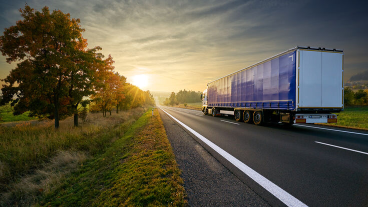 © am - stock.adobe.com truck, trucking, lorry, trailer, car, vehicle, goods transport,