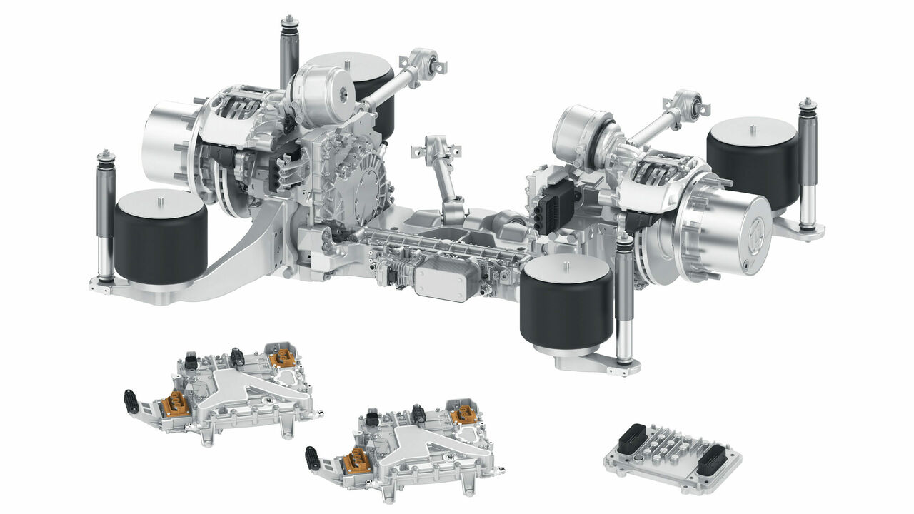 ZF with AxTrax 2 LF low floor electric axle for city buses