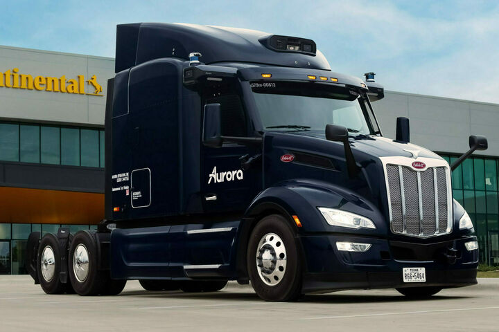 Continental Aurora Self-Driving Truck Tech