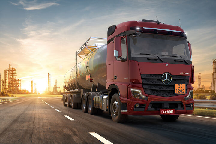 Mercedes-Benz Actros in Brasil Mercedes-Benz Actros in Brasil