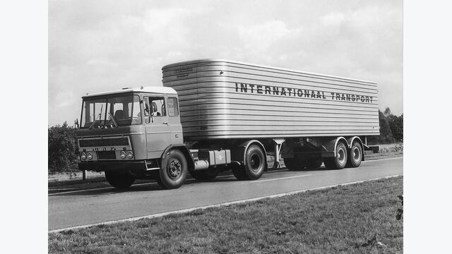 Die Baureihe DAF 2600 war der „Startschuss des internationalen Transports“.