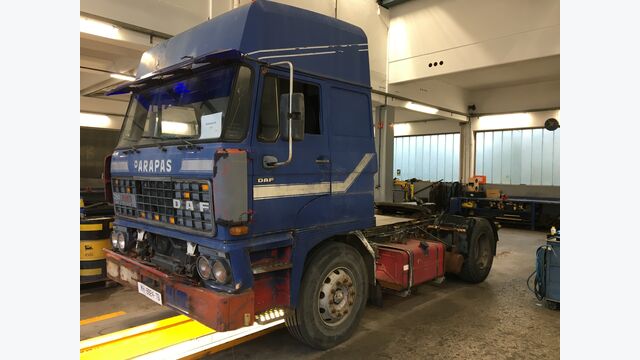 Das Originalfahrzeug nach Erwerb in der Tschann Zentrale in Salzburg.