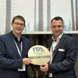 Marketingmanager Markus Bächer bei der Preisübergabe während der IAA-Transportation in Hannover