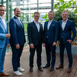 v.l.n.r: Christoph Knogler (CEO Keba Group AG), Gerhard Weidinger (CTO Keba Energy Automation GmbH), Jens Winkler (ehem. Geschäftsführer EnerCharge GmbH), Stefan Richter (CEO Keba Energy Automation GmbH), Andreas Schoberleitner (CFO Keba Group AG)