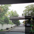 Experimentelles Navigationssystem, in dem Fahrhinweise mittels Augmented Reality eingeblendet werden.