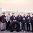V.l.n.r.: Jang Hyuk Moon (Vice President Marketing Department, Hankook Tire Europe GmbH), Ho Taek Lim (Managing Director Hankook Tire Hungary Ltd.), Péter Lantos (Team Manager Production Innovation Team, Hankook Tire Hungary Ltd.), Jongseon Ahn (President Hankook Tire & Technology), Tamás Fridrich (Deputy Project Leader Factory Expansion Task Project, Hankook Tire Hungary Ltd.), Min Soo Choi (Project Leader Factory Expansion Task Project, Hankook Tire Hungary Ltd.), Hyung-min Yoo (Vice President Corporate Strategy & Innovation Department, Hankook Tire & Technology), Joon Ki Kim (Project Design & Construction management / Factory Expansion Task Project, Hankook Tire Hungary Ltd.)