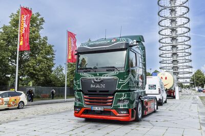 Der MAN eTruck in Duvenbeck-Grün