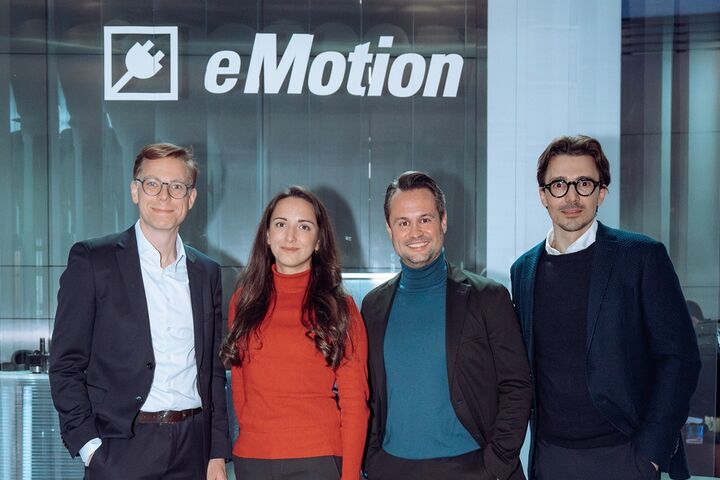 v.l.: Eric Schulze, Senior Vice President Retail Mobility & Convenience OMV, Valentina Leis, Corporate Strategy & Business Transformation bei der AVL Group, Matthias Schabetsberger, Geschäftsführer Polestar Österreich, Jan Grindemann, Head of Central Europe bei Polestar.