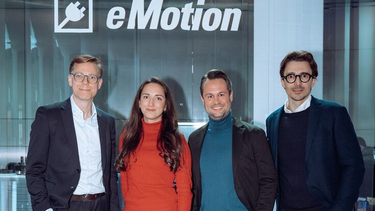 v.l.: Eric Schulze, Senior Vice President Retail Mobility & Convenience OMV, Valentina Leis, Corporate Strategy & Business Transformation bei der AVL Group, Matthias Schabetsberger, Geschäftsführer Polestar Österreich, Jan Grindemann, Head of Central Europe bei Polestar.
