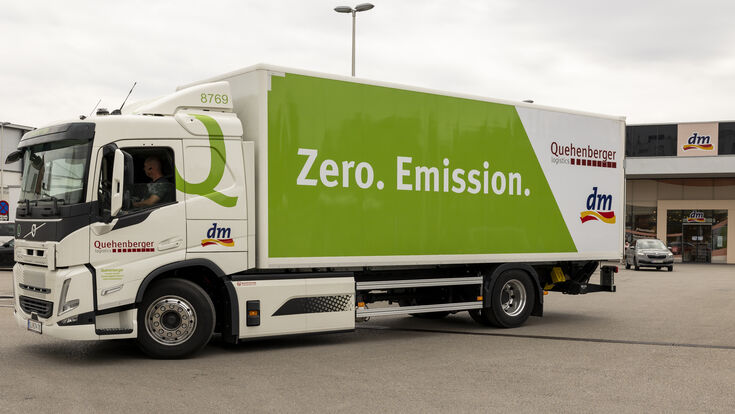 Zehn E-Lkw wurden für den innerstädtischen Verkehr in Wien in Dienst gestellt.