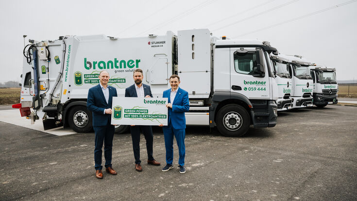 Geschäftsführer Brantner green solutions v.l.: Manfred Vogl, Reinhard Grießler, Josef Scheidl