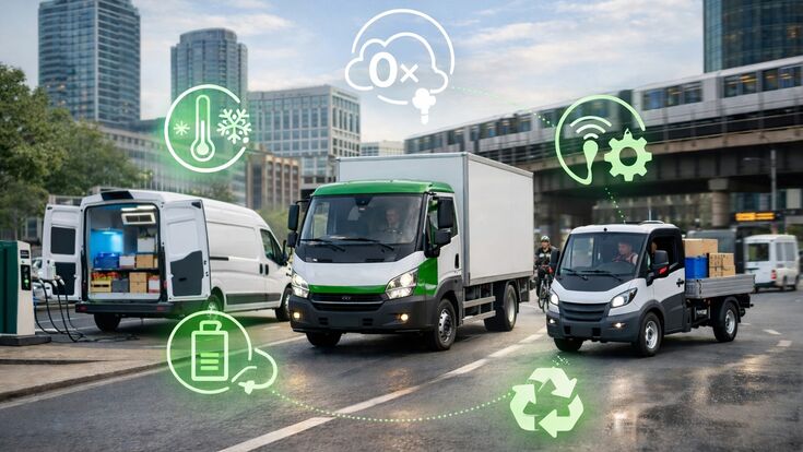 Das EU-geförderte Projekt Shift2Zero entwickelt maßgeschneiderte, einsatzspezifische N1 Elektro-Nutzfahrzeuge (e-LCVs), die den komplexen Anforderungen urbaner Lieferketten gerecht werden.