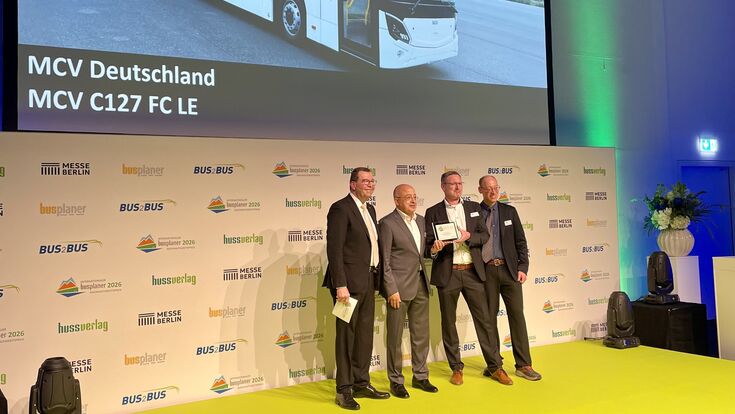 MCV gehörte zu den Preisträgern bei der BUS2BUS 2026.