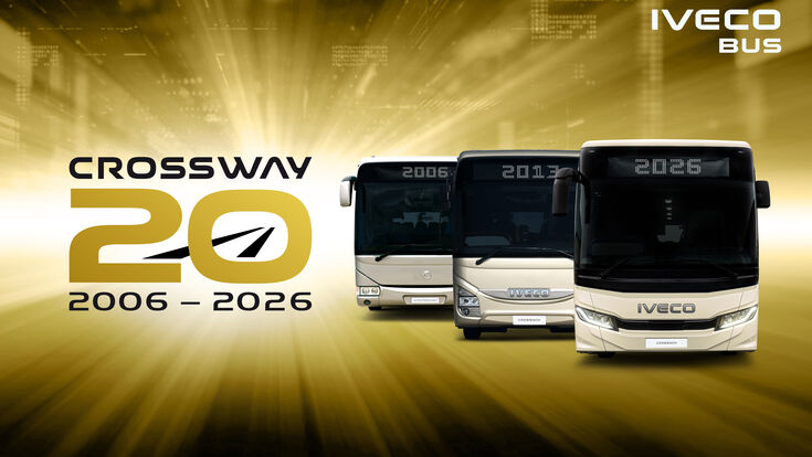 Der legendäre IVECO BUS CROSSWAY wird 20:
