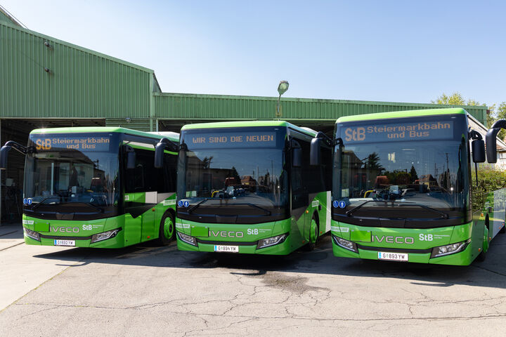 IVECO BUS liefert 23 neue CROSSWAY-Busse an Steiermarkbahn für das regionale Vulkanland-Netz (Österreich)