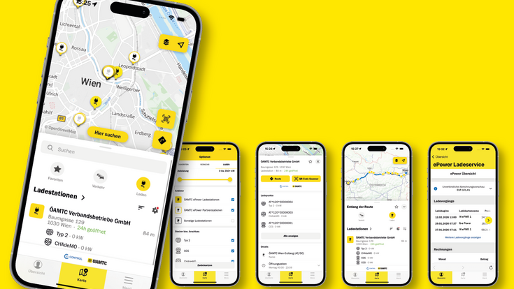 Das ePower-Ladenetz auf das Charge Point Management System (CPMS)